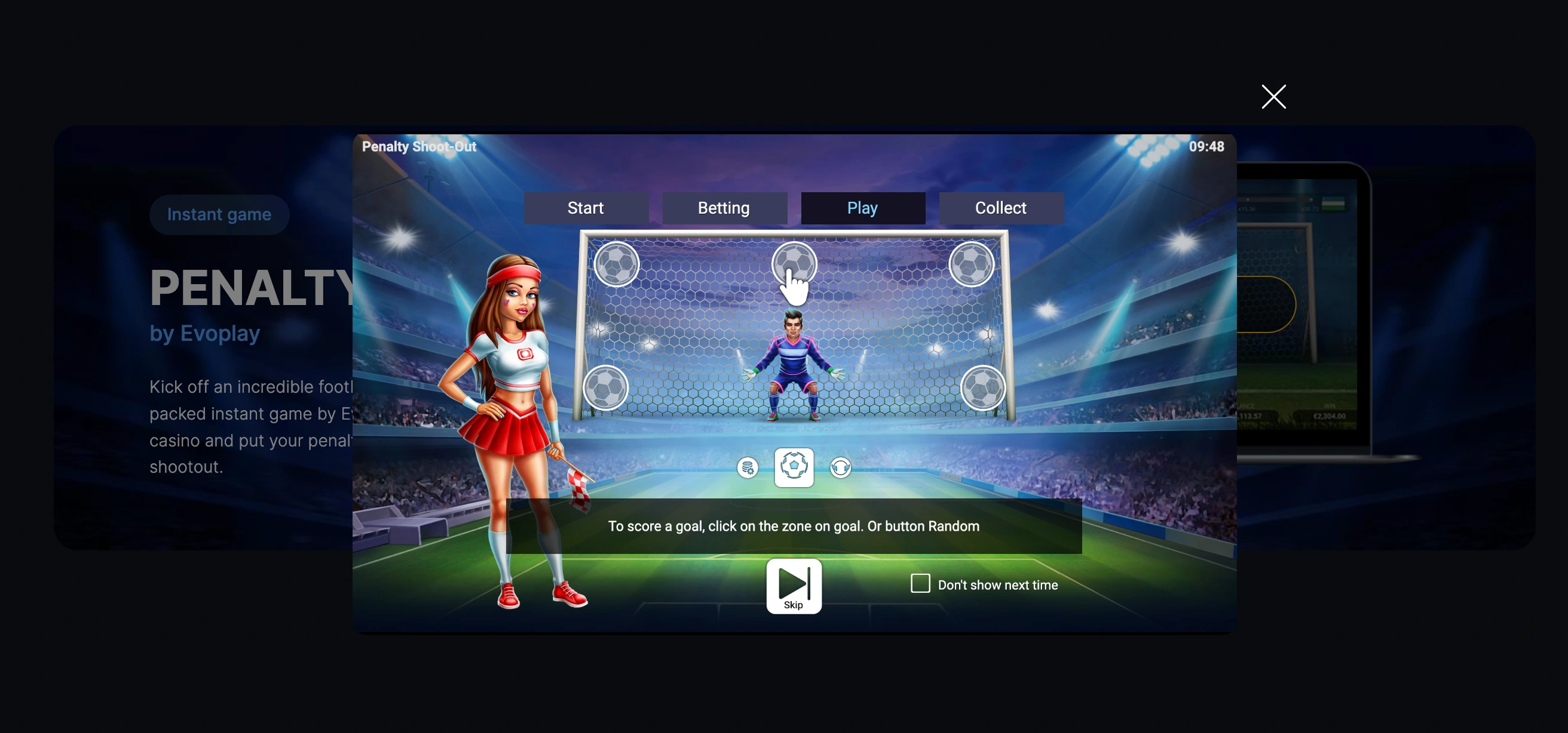 Demo mode: Ultimate Penalty risk-free practice Demo mode: Ultimate Penalty risk-free practice
